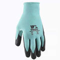 WORK GLOVES NITR PALM TEAL MED