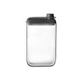 DISCREET FLASK BLK/CLR 7.25OZ 