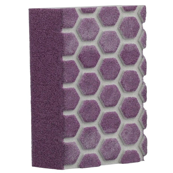 Pro Grade Precision DCDA320-PGP-2T 3-in-1 Sanding Sponge, 2-1/2 in L, 4-1/2 in W, 320 Grit, Extra Fine