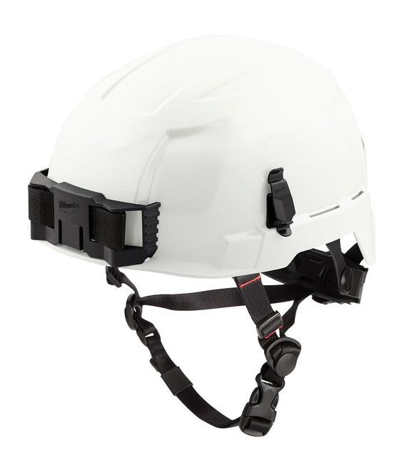 Milwaukee BOLT 48-73-1301 Safety Helmet, Polycarbonate, White, Fits Hat Size: 6-1/2 to 8-1/2