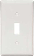 WALL PLATE 1 GNG TGL NYLON WHT