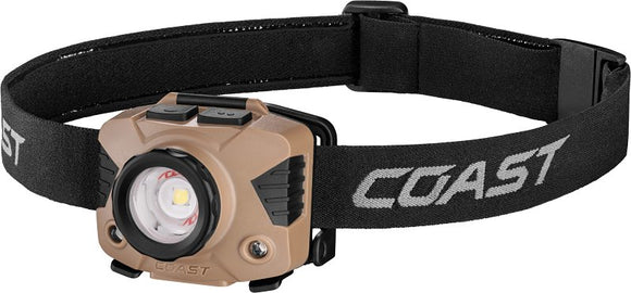Coast FLX7 Headlamp, AAA Battery, Alkaline Battery, LED Lamp, 700 Lumens (High), 110 Lumens (Low), 370 Lumens (Medium)
