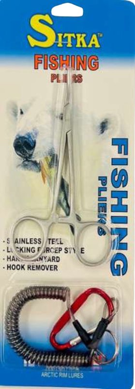 Stopper Lures Sitka Series KE-STK-FC6L Forceps with Lanyard