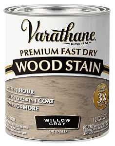 STAIN WD FAST DRY WLLW GRAY1QT