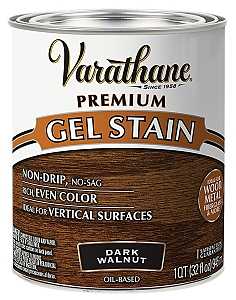 STAIN GEL PREMIUM DRK WLNUT1QT