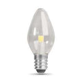 BULB LED C7 NLGT CAND CWHT 1W 