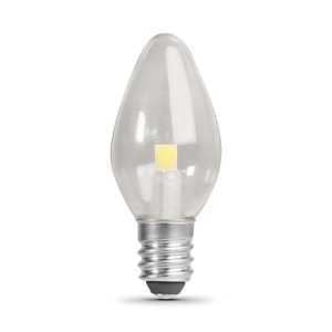 BULB LED C7 NLGT CAND CWHT 1W 