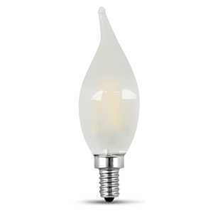 BULB LED 40W 27K FLME DIM FRST