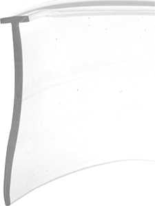 SEAL SHWR DR CLR T 36IN       