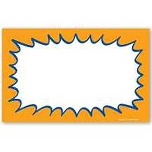 PRICE CARD STARBURST 7X11     