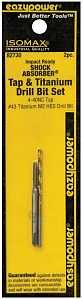 DRILL BIT SET 4-40NC /#43 2PC 