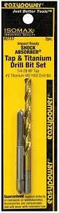 DRILL BIT SET 1/4-28NF /#3 2PC