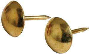 NAIL FURN ROUND LG BRASS      