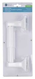 TOILET PAPER HOLDER SQUARE WHT