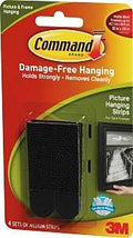 HANGER STRIP PICTURE/FRAME BLK
