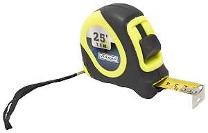 RULE TAPE NEON LIME 25FTX1IN  