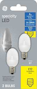 BULB LED C7 E12 SOFT WHITE 4W 