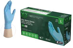 GLOVE NITRILE TXRD BLUE 3MIL L