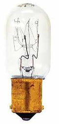 BULB INCAN T7 DCB CLR 120V 15W
