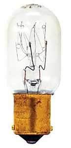 BULB INCAN T7 DCB CLR 120V 15W