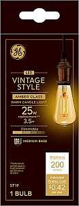 BULB LED VIN WRM CNDL AMB 3.5W
