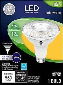 BULB FLDLT LED PAR30 SWHT 12W 