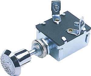 SWITCH PULL/PUSH CHRM 15A     
