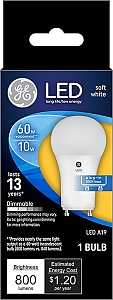 BULB LED A19 GU24 SOFT WHT 10W