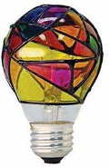 BULB INCAN A19 STAINED GLS 25W