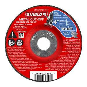 CUTOFF DISC METAL DC 4 IN     