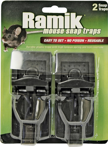 Neogen 116221 Snap Trap, 1-Touch, Plastic, For: Mice