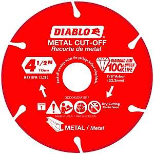 DISC METAL CUTTING DIAM 4.5IN 