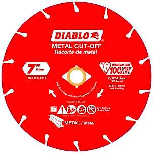 DISC METAL CUTTING DIAMOND 7IN