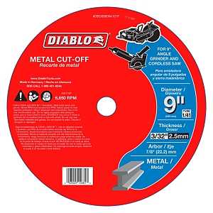 DISC CUT-OFF BONDED METAL 9IN 