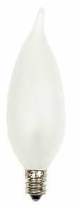 BULB INCAN CA10 CRYS CLEAR 25W
