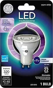 BULB FLDLT MR16 GU10 BRTWHT 4W