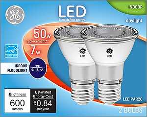 BULB FLDLT R20 DAYLIGHT CLR 7W