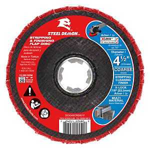 FLAP DISC NWVN CRS 60GRT 4.5IN