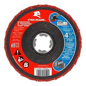 FLAP DISC NWVN FN 100GRT 4.5IN