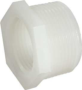BUSHING NYLON HEX 1/2X1/4     