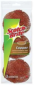 COPPER SCRUBBING PADS 3PK     