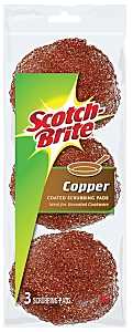 COPPER SCRUBBING PADS 3PK     