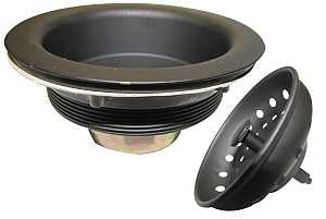 STRAINER SOLID BLK            