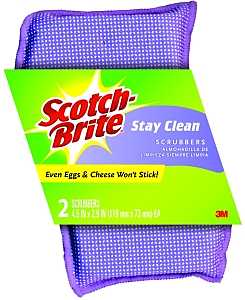 STAY CLEAN SCRUBBER 2PK       