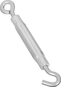 TURNBUCKLE HOOK/EYE 1/4X7.5 SS