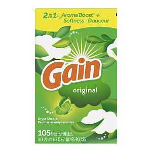 FABRIC SFTNR DRYER SHEET ORIG 