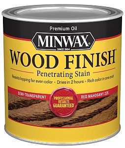 FINISH WOOD RED MAHOGANY 1/2PT