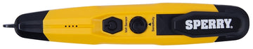 Sperry Instruments VD6509 Detector with Flashlight, 12 to 1000 V, LED Display, Functions: AC Voltage, Yellow
