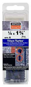 ANCHOR SCREW C&M HEX 1/4X1-3/4