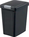 WASTEBASKET TOUCHTOP BLK 7.5G 